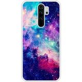 Xiaomi Redmi Note Versterkt hoesje met sublimatie bedrukking, compatibel met Galaxie bleue