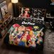 AYMAX One Piece Dekbedovertrek 220x240 cm + 2 kussenslopen 63x63 zwart