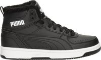 Puma Rebound Joy Fur Jr jongens sneaker - Zwart