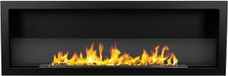 Divina Fire FURORE 120 Encastrable Bioéthanol cheminée 120x40 Nero 3000W