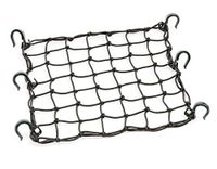PowerTye 50152 Zwart 15 "X15" Cargo Net met 6 Verstelbare Haken & Strak 2"x2" Mesh