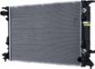 HELLA Radiateur pour refroidissement moteur, avec ailettes de refroidissement soudées, dimensions 720 - 466 mm, adapté entre autres pour PORSCHE MACAN