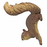 Design Toscano Simone, de eekhoorn, hangende sculptuur, 12,5 x 7,5 x 20,5 cm