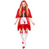amscan Halloween Little Dead Riding Hood kostuum voor dames