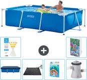 Intex Rechthoekig Frame Zwembad - 260 x 160 x 65 cm - Blauw