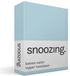 Snoozing Katoen-satijn Topper Hoeslaken - 90x200 cm - Blauw