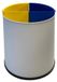 Poubelle Recyclage Métal 27 Litres Argenté 2 Compartiments