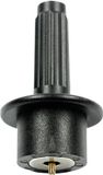 SELECT GOLD Stäubli MSA/SHZ-CATIV Dubbele connector Veercontactpunten - Bus 4 mm Zwart 1 stuk(s)