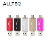 Allteq ALTQ-UC-128P USB flash drive 128 GB USB Type-A / USB Type-C 3.2 Gen 1 Roze