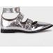 AllSaints Susan Buckle Shoe Argent