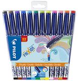 Pilot Pen - FriXion fineliner, set van 12, diverse kleuren