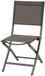 Hespéride Set van 4 opvouwbare tuinstoelen ESSENTIA Aluminium Wengé