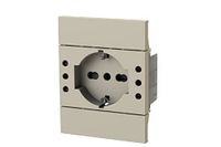4Box - Inbouwstopcontact P503 compatibel met Bticino® LivingNow™ zand
