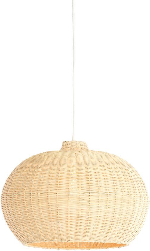 Light & Living hanglamp Melzor naturel rotan Ø 45cm E27