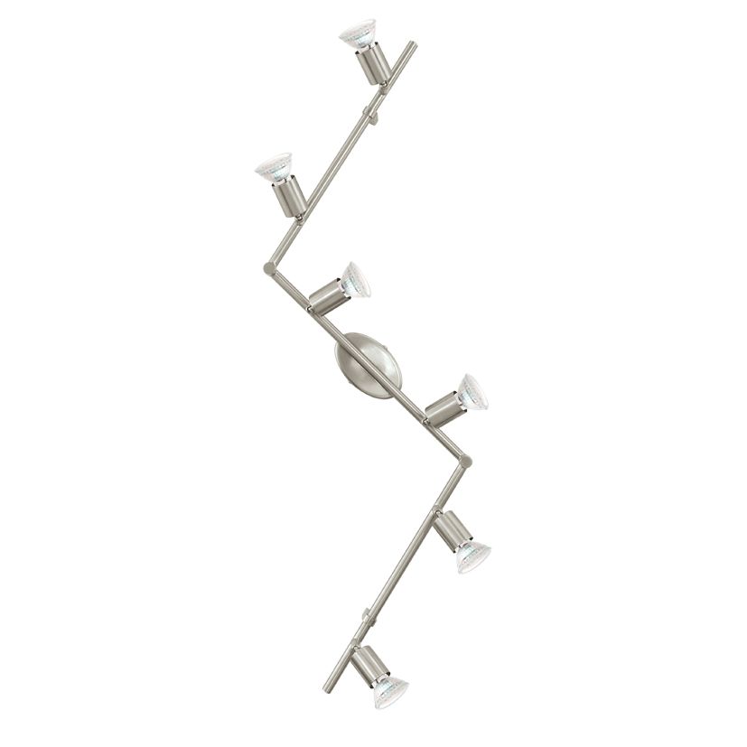 EGLO Buzz - Wandlamp - GU10 - Metallic - 105 cm