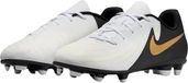 Nike Phantom GX II Club FG/MG Voetbalschoenen Junior Wit/Zwart/Goud