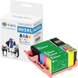 G&G NH-R00903XLBKCMY-B1-Reman-Eu inktcartridge 4 stuk(s) Compatibel Zwart, Cyaan, Magenta, Geel