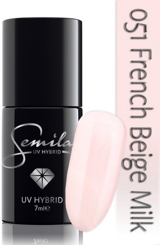 SEMILAC 051 UV Hybrid French Beige Milk 7 ml