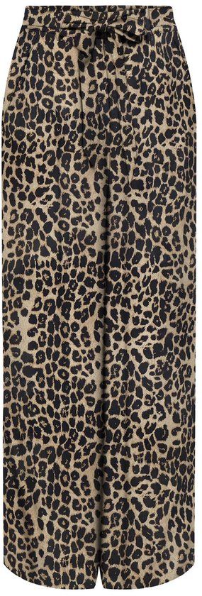 ONLY ONLSILVA LOOSE PANTS WVN NOOS - Vrouwen - Broek - Loose Fit - Viscose - Panterprint - Nomad