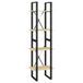 VidaXL Boekenkast met 4 schappen 40x30x140 cm massief grenenhout