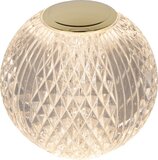 Lucide CINTRA Tafellamp - Ø 9 cm - LED Dimb. - 1x1,5W 3000K - 3 StepDim - Transparant