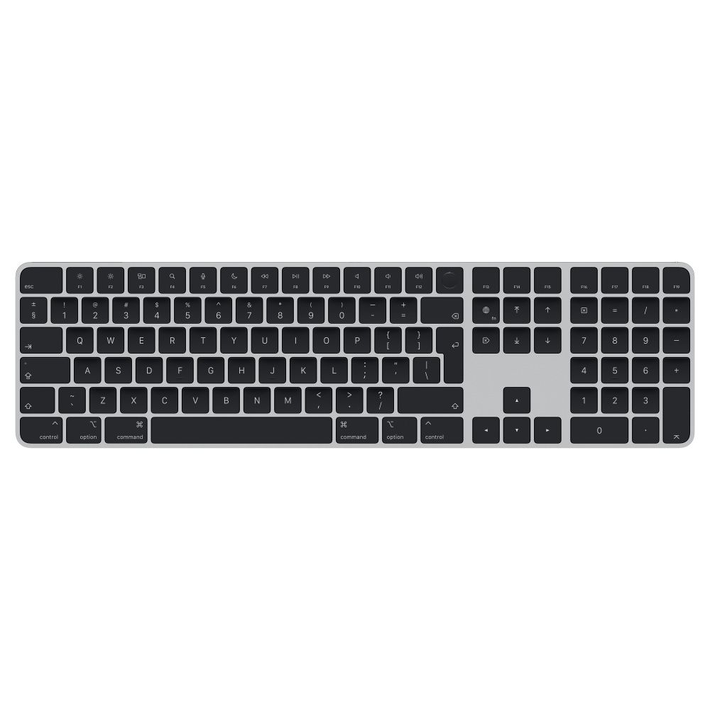 Apple Magic Keyboard Universeel USB + Bluetooth QWERTY Engels Zilver, Zwart