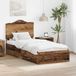 Maison Exclusive - Cadre de lit avec tiroirs, en bois recyclé, 90 x 190 cm, fibre de bois
