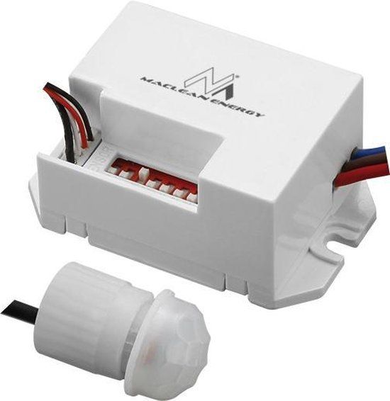 Maclean Energy MCE32 PIR bewegingssensor 360° infrarooddetector - wit
