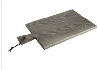 Zeller Bamboe houten keuken snijplank met handvat - 40 x 19,5 cm