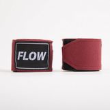 Flow Fightgear - Bandages voor boksen - 450 cm - Stretch Katoen - Donkerrood