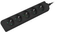 Lanberg Stekkerstrip Verlengkabel Voor Thuis En Kantoor 5 Stopcontacten 230V 3M Koper