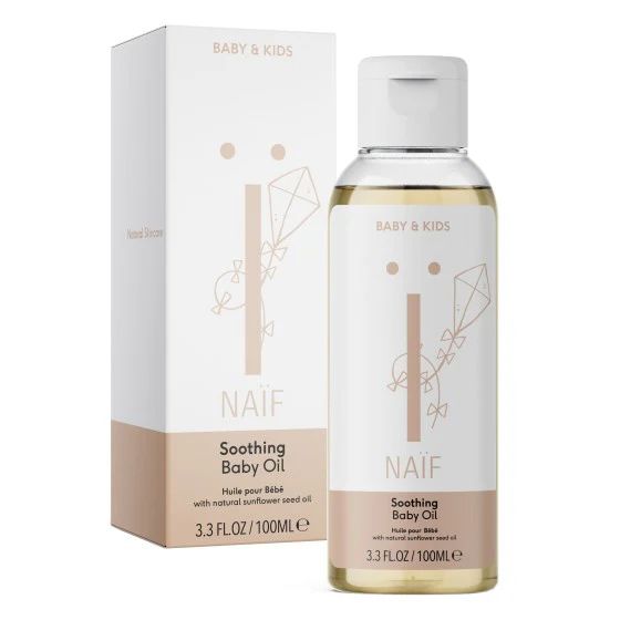 NAÏF Soothing Baby Oil 100ml - Sensitive Skin, Hydrating & Softening