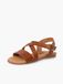 Pisamonas Sandalen voor meisjes, met gekruiste riemen, leer