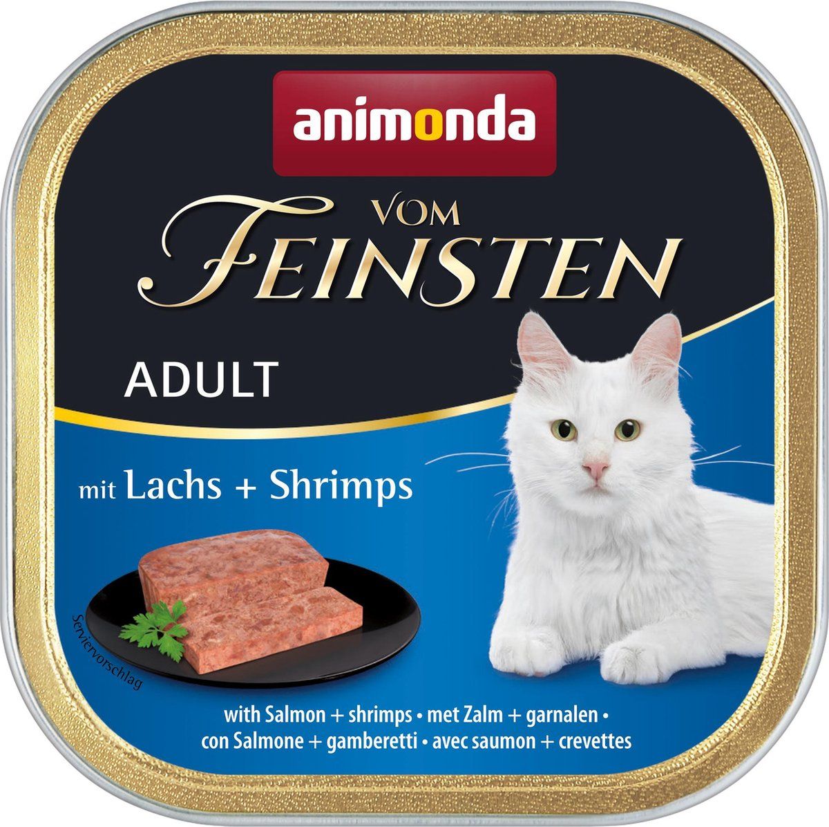 Animonda Vom Feinsten Zalm & Garnalen Adult 32 x 100g