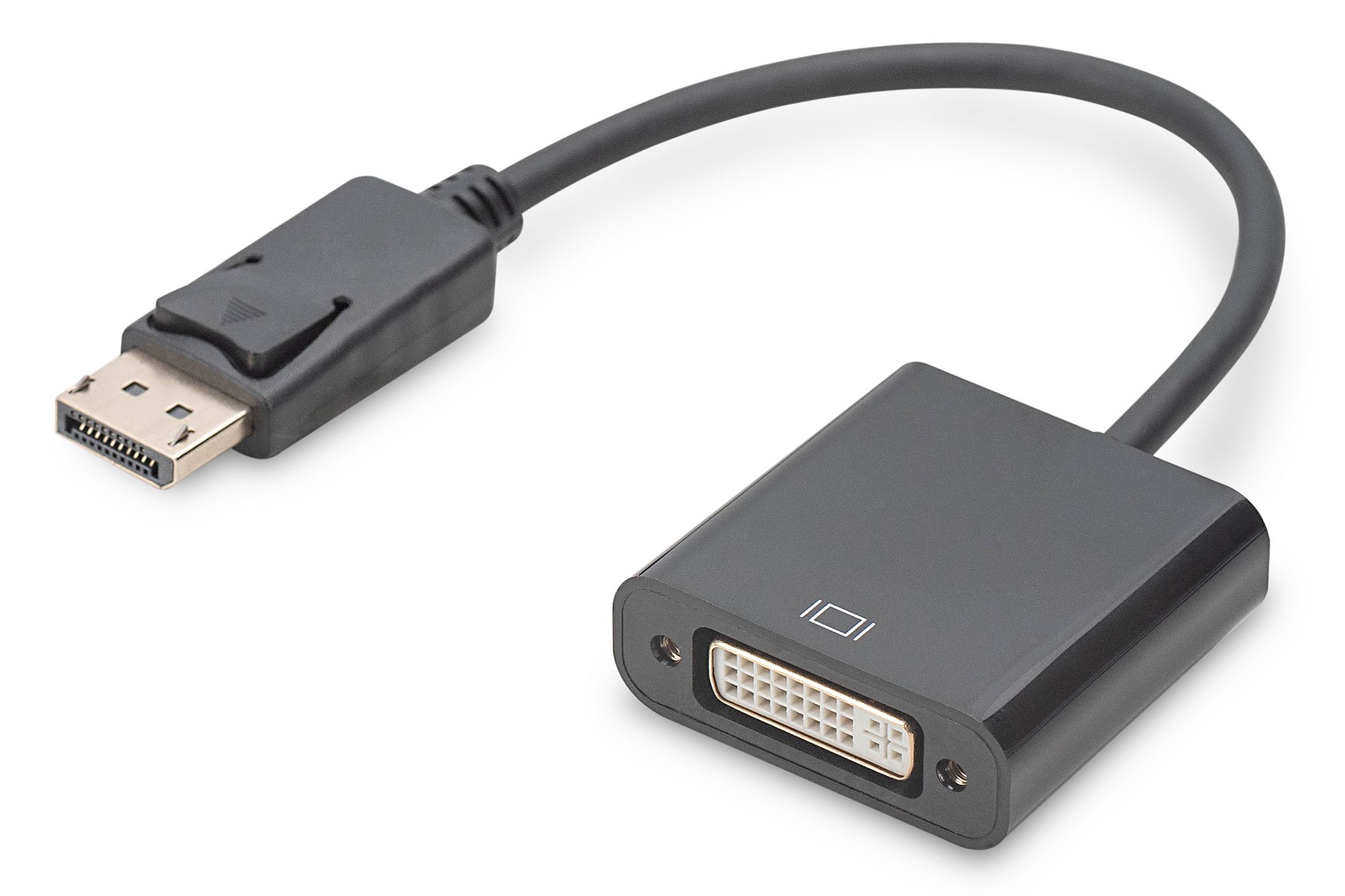 Digitus Mini DisplayPort naar DVI-I Adapter Kabel - 0.15m - Zwart
