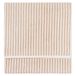 Yard Hebden Gestreepte katoenen badstof badhanddoek (naturel, 70 x 130 cm)