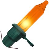 OE Lightning Reserve Kerstlampje - Groene Insteek Fitting - 2.5V/0.425W - Oranje Licht