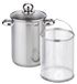 Aerts Aspergepan Zilver RVS Glas 16 cm 4L
