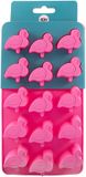 DOTZ ijsblokjesvorm flamingos roze siliconen