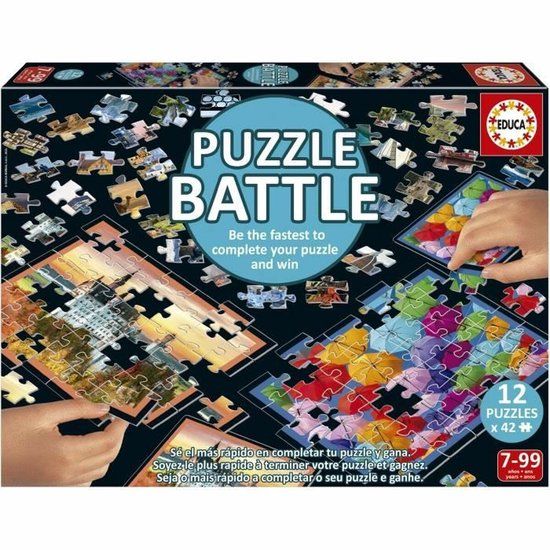 Educa Battle Travel Puzzel 42 Stukjes (12 Stuks)