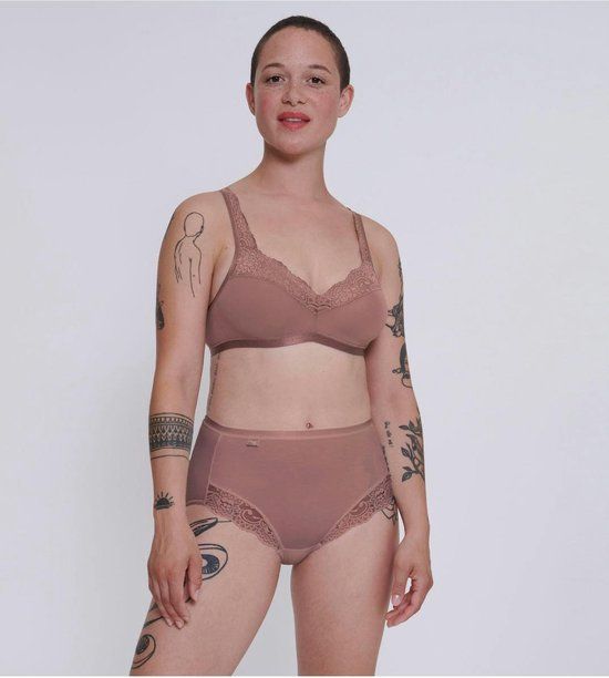 sloggi Romance Maxi Dames Onderbroek - CACAO - Maat 46
