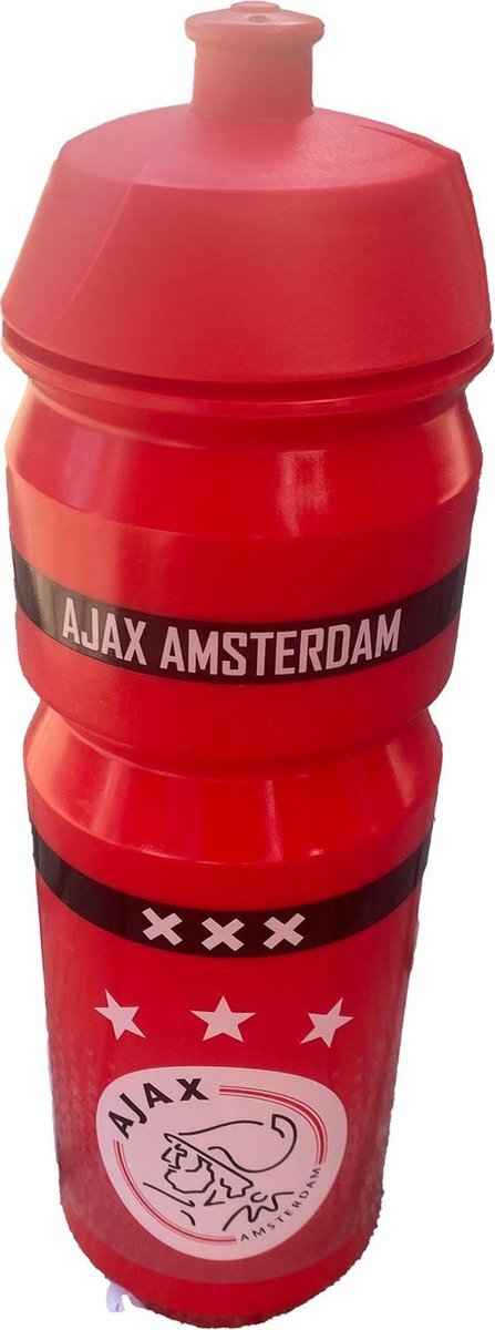 AFC Ajax Ajax Bidon Rood Wit _ Ajax Drinkfles - Ajax Voetbal- Ajax Amsterdam - Champions Leaqeau -