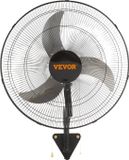 Vevor Muurventilator, 49 cm, Zwart