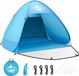 Tente de camping pop-up de luxe - Bleu nautique