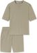 SCHIESSER Pyjama kort Heren Jade Katoen/Polyester Effen Korte Mouw