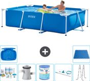 Intex Rechthoekig Frame Zwembad - 260 x 160 x 65 cm - Blauw