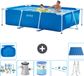 Intex Rechthoekig Frame Zwembad - 260 x 160 x 65 cm - Blauw