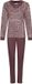 Pastunette Premium - Lunar Lines - Pyjama - Katoen/Modal - Paars - Maat 48