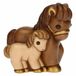 Thun Standard KK paard met veulen 2021-7,2 x 4,6 x 7,2 cm