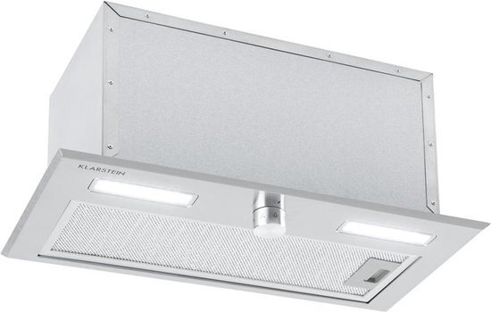 Klarstein Simplica afzuigkap - inbouw 52cm luchtafvoer: 400 m³/h LED roestvrij staal